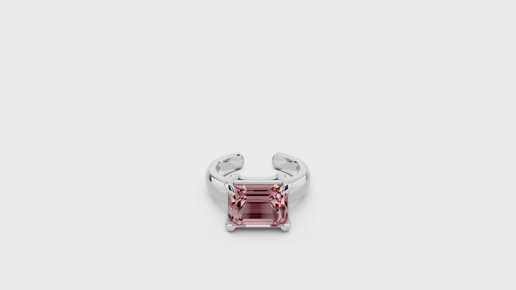 Morganite Toe Ring